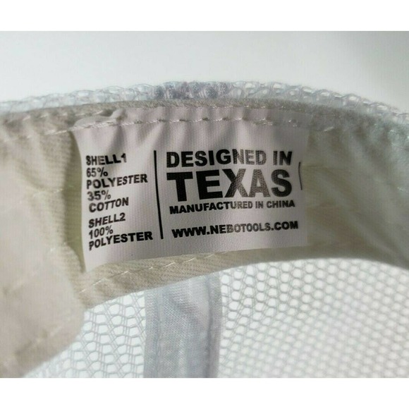 NEBO Flashlights Hat Cap NWT Mesh Snapback - Picture 9 of 9